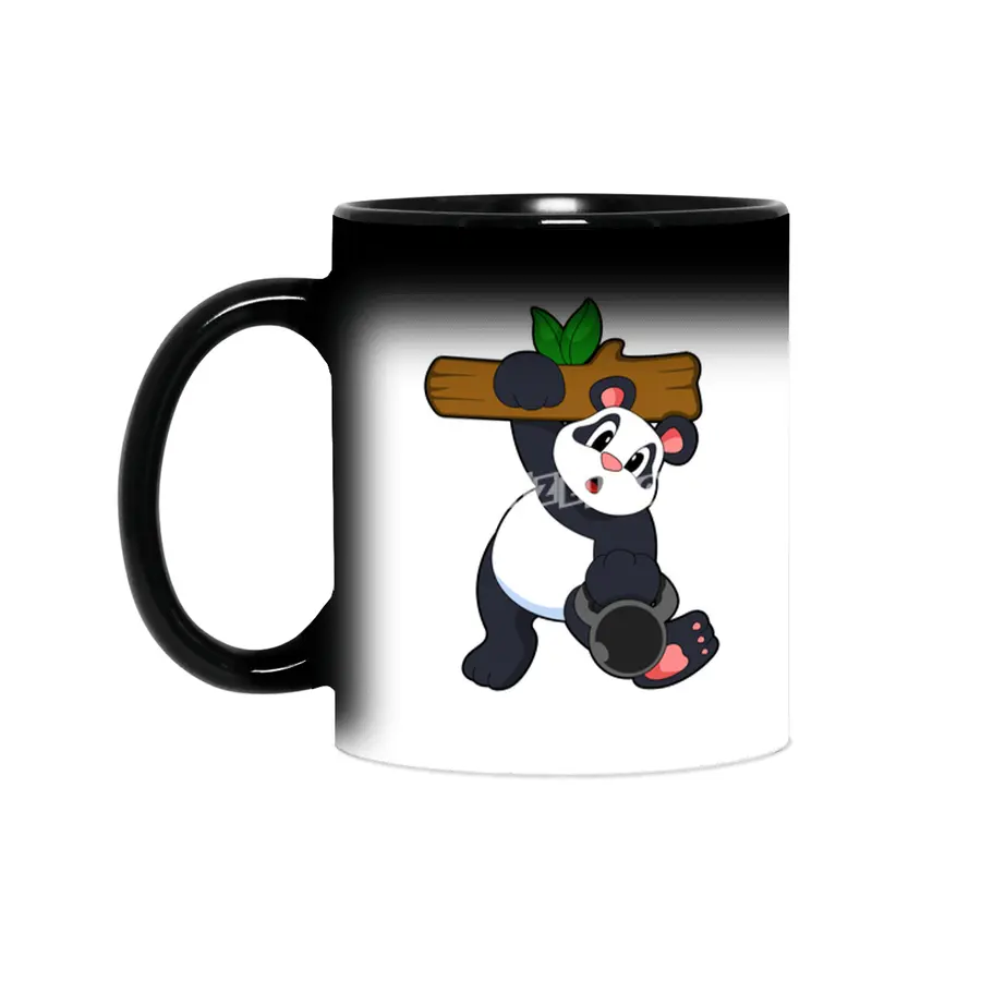 Panda with Wood at Strength training Sihirli Kupa