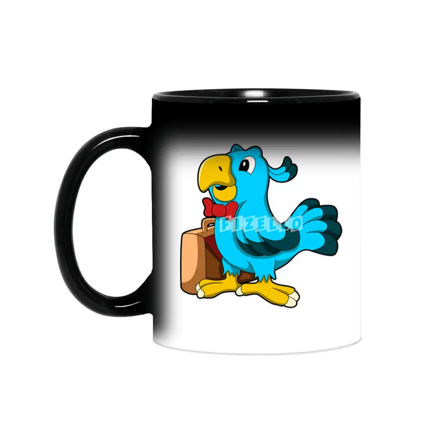 Parrot as Businessman with Bag Sihirli Kupa
