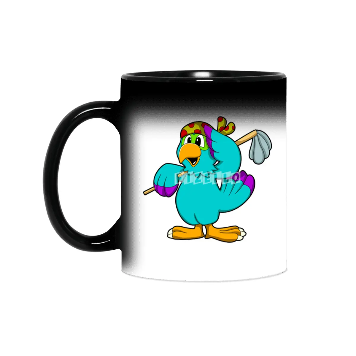 Parrot as Cleaner with Mop Sihirli Kupa