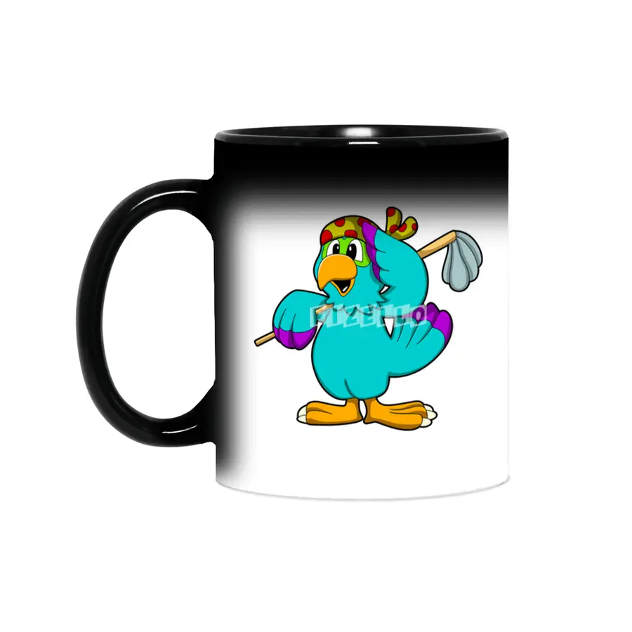 Parrot as Cleaner with Mop Sihirli Kupa