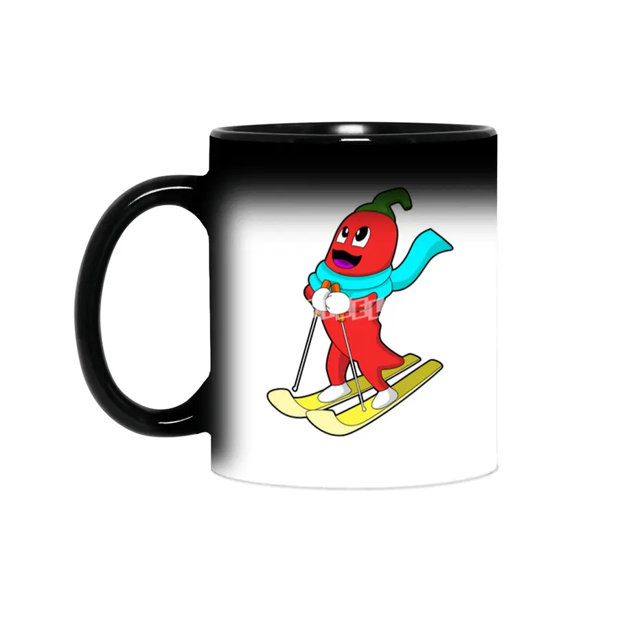 Pepper as Skier with Ski Sihirli Kupa