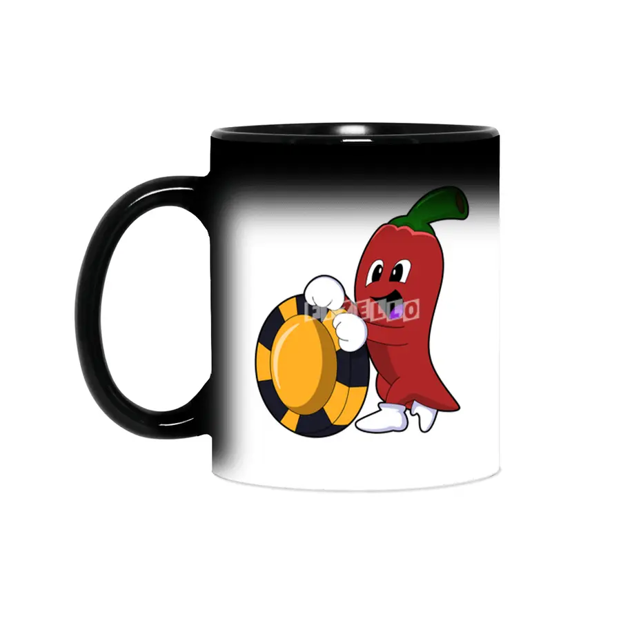 Pepper at Poker with Poker chips Sihirli Kupa