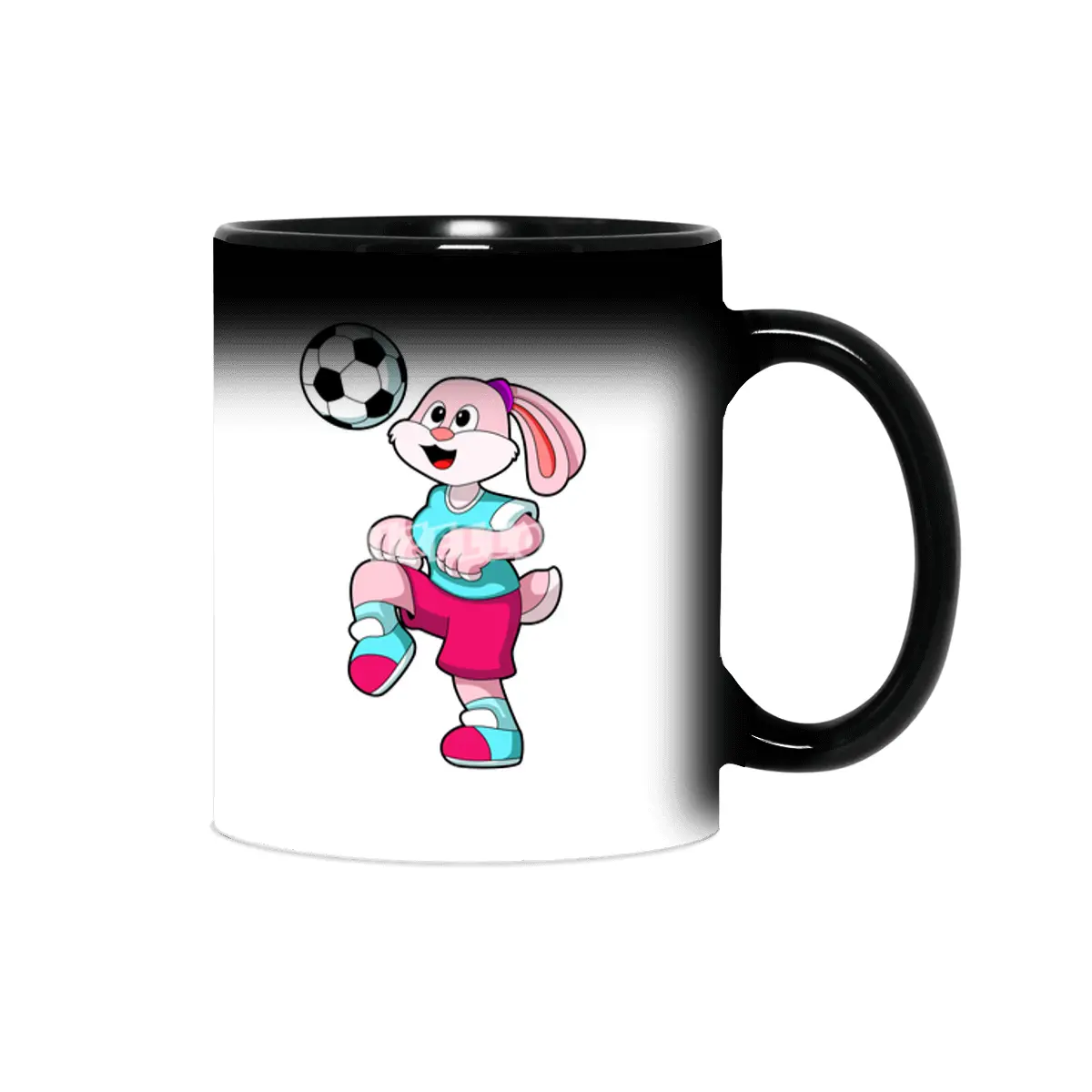 Rabbit at Sports with Soccer Sihirli Kupa