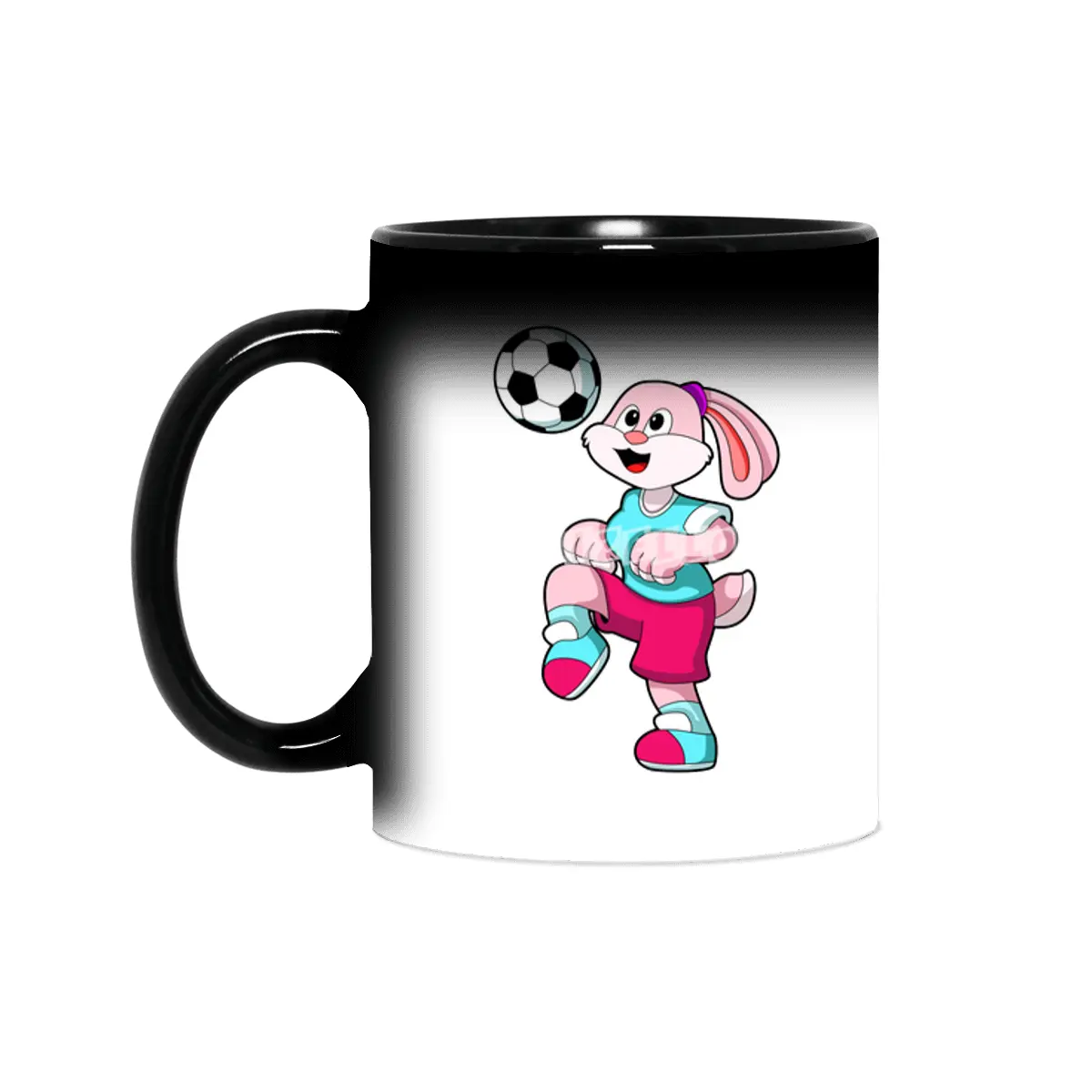 Rabbit at Sports with Soccer Sihirli Kupa