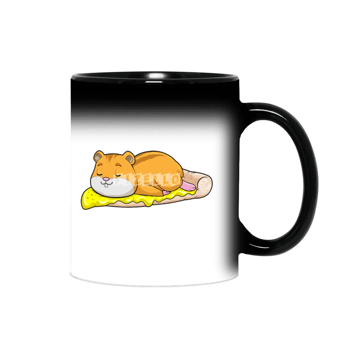 Hamster & Pizza with Cheese Sihirli Kupa