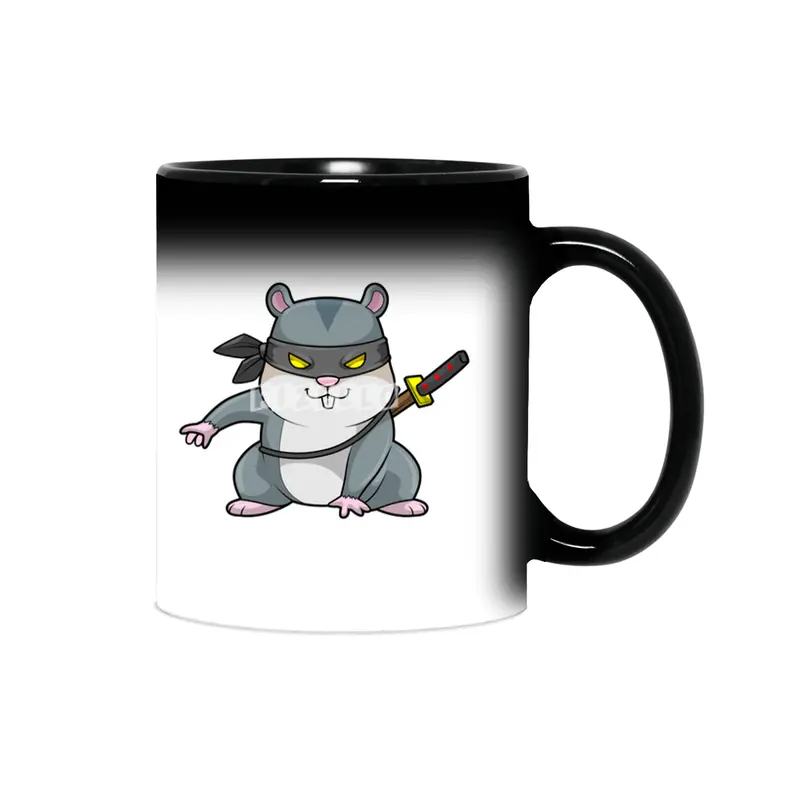 Hamster as Ninja at Martial arts with Sword Sihirli Kupa