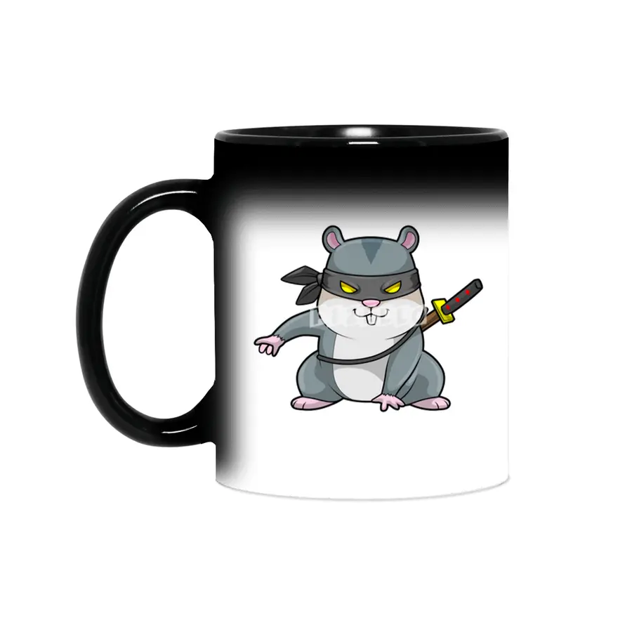 Hamster as Ninja at Martial arts with Sword Sihirli Kupa