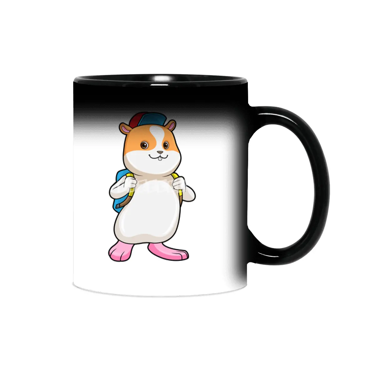 Hamster as Student with Backpack & Cap Sihirli Kupa