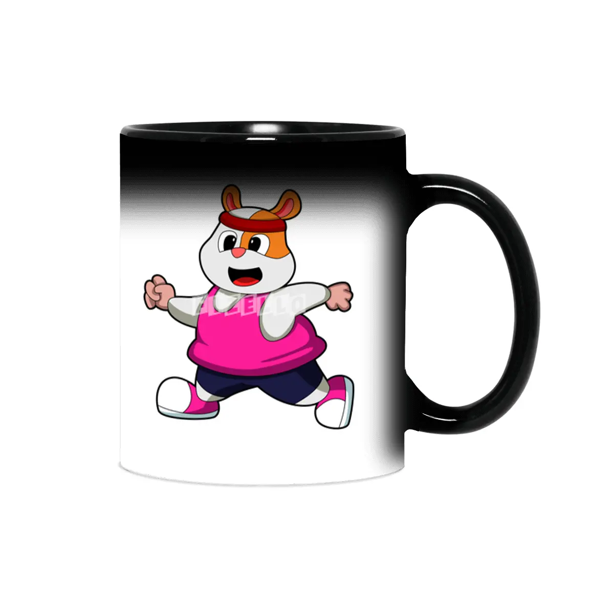 Hamster at Running with Headband Sihirli Kupa
