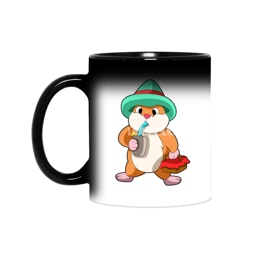 Hamster with Food and Drink Sihirli Kupa
