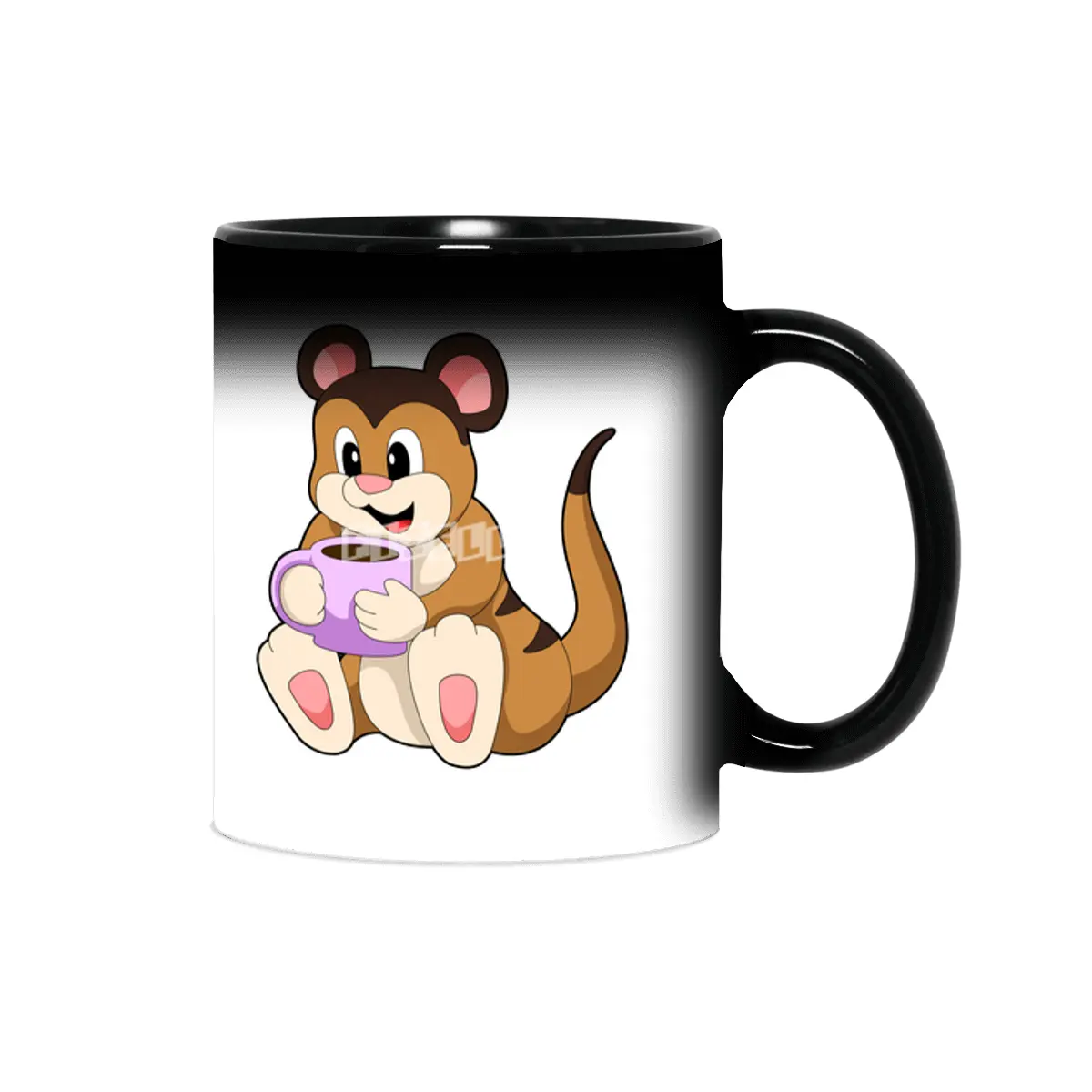 Meerkat with Cup of Coffee Sihirli Kupa