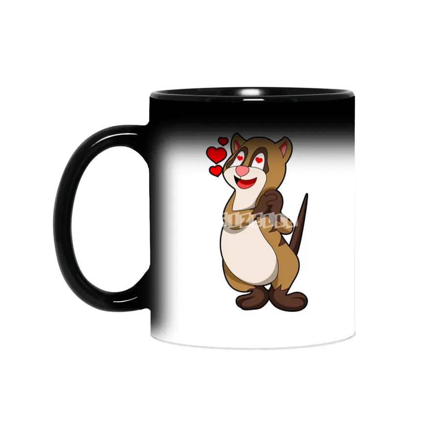 Meerkat with Hearts Sihirli Kupa