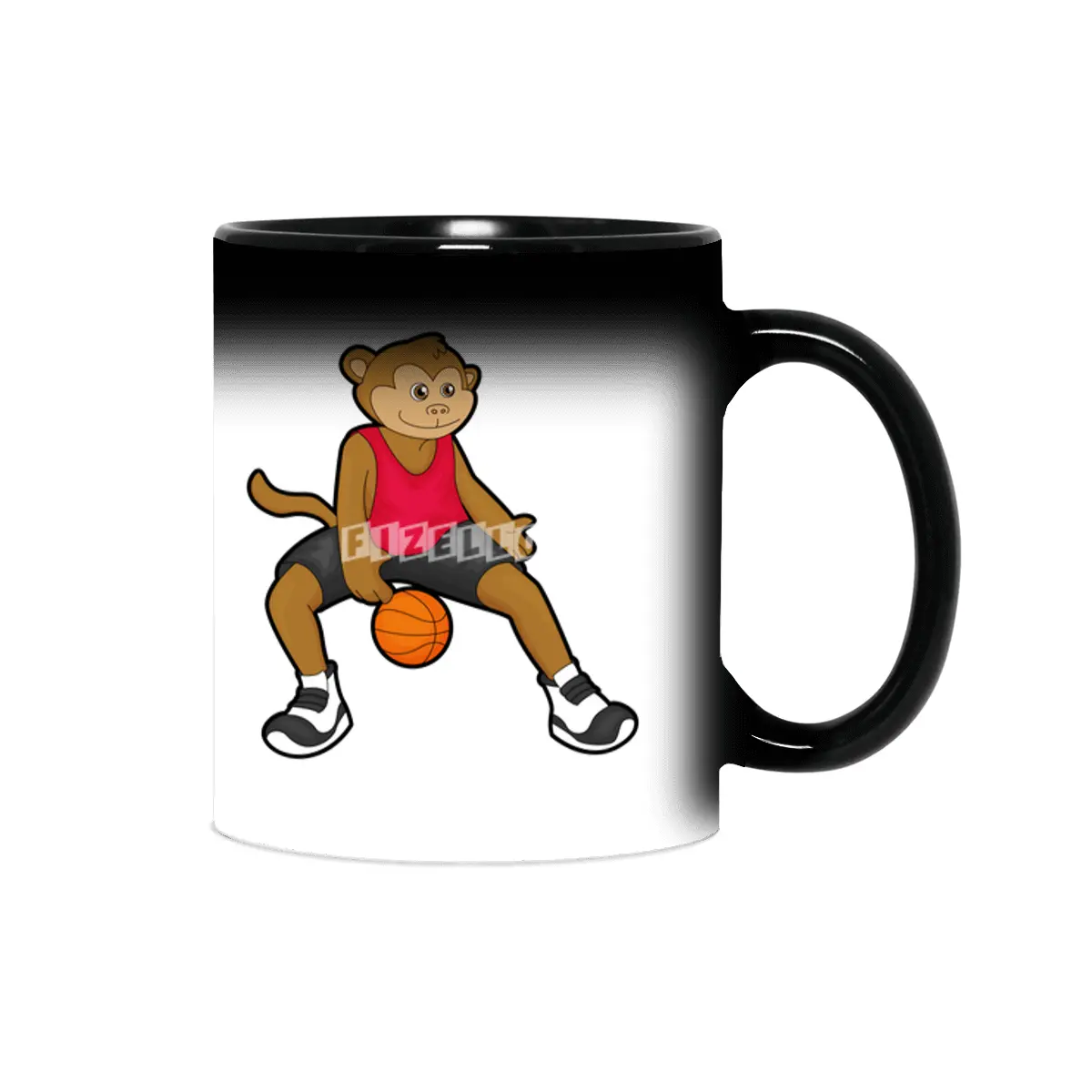 Monkey as Basketball player with Basketball Sihirli Kupa