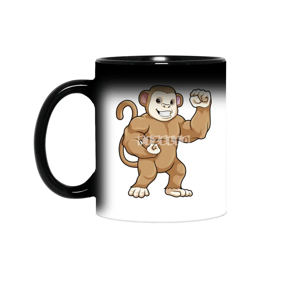 Monkey as Bodybuilder at Bodybuilding Sihirli Kupa