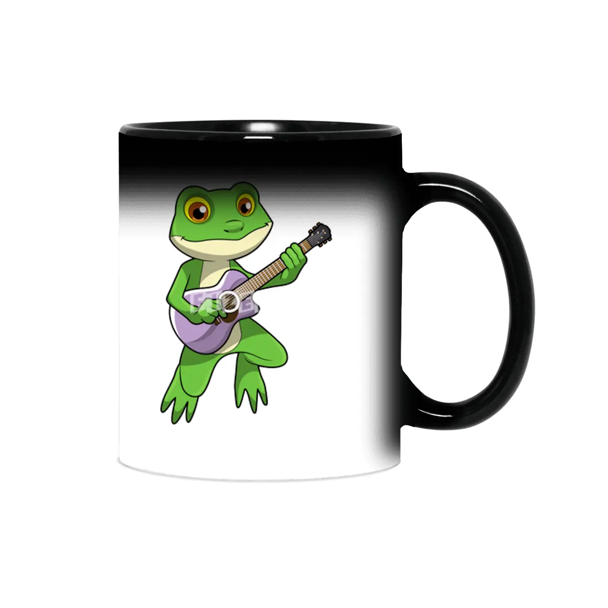 Frog at Music with Guitar Sihirli Kupa