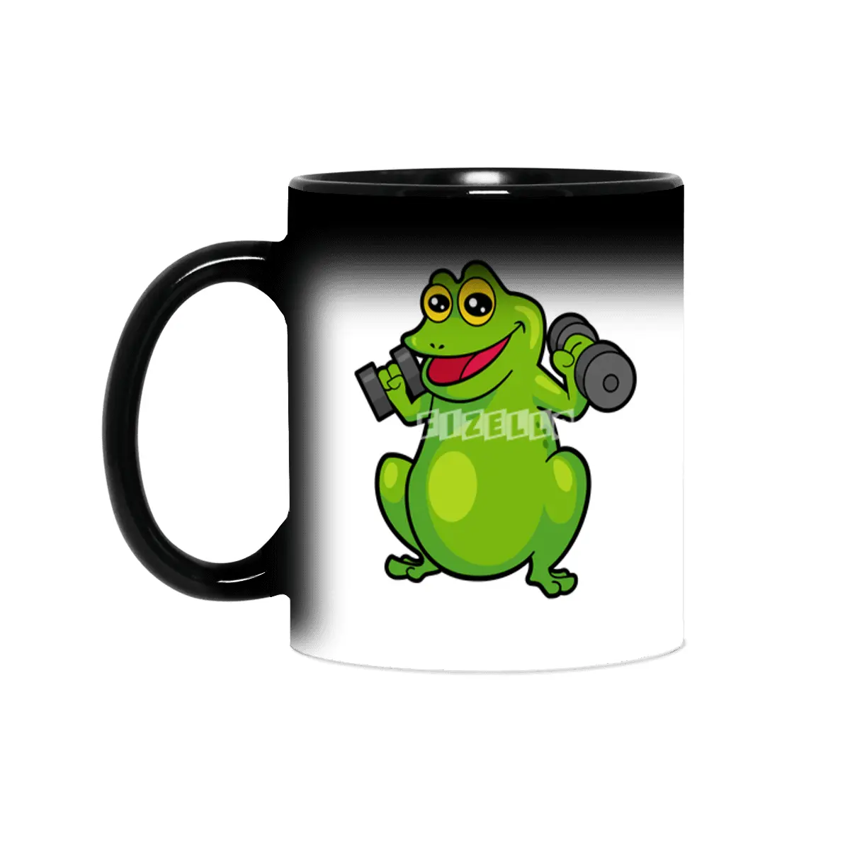 Frog at shoulder training with Dumbbells Sihirli Kupa
