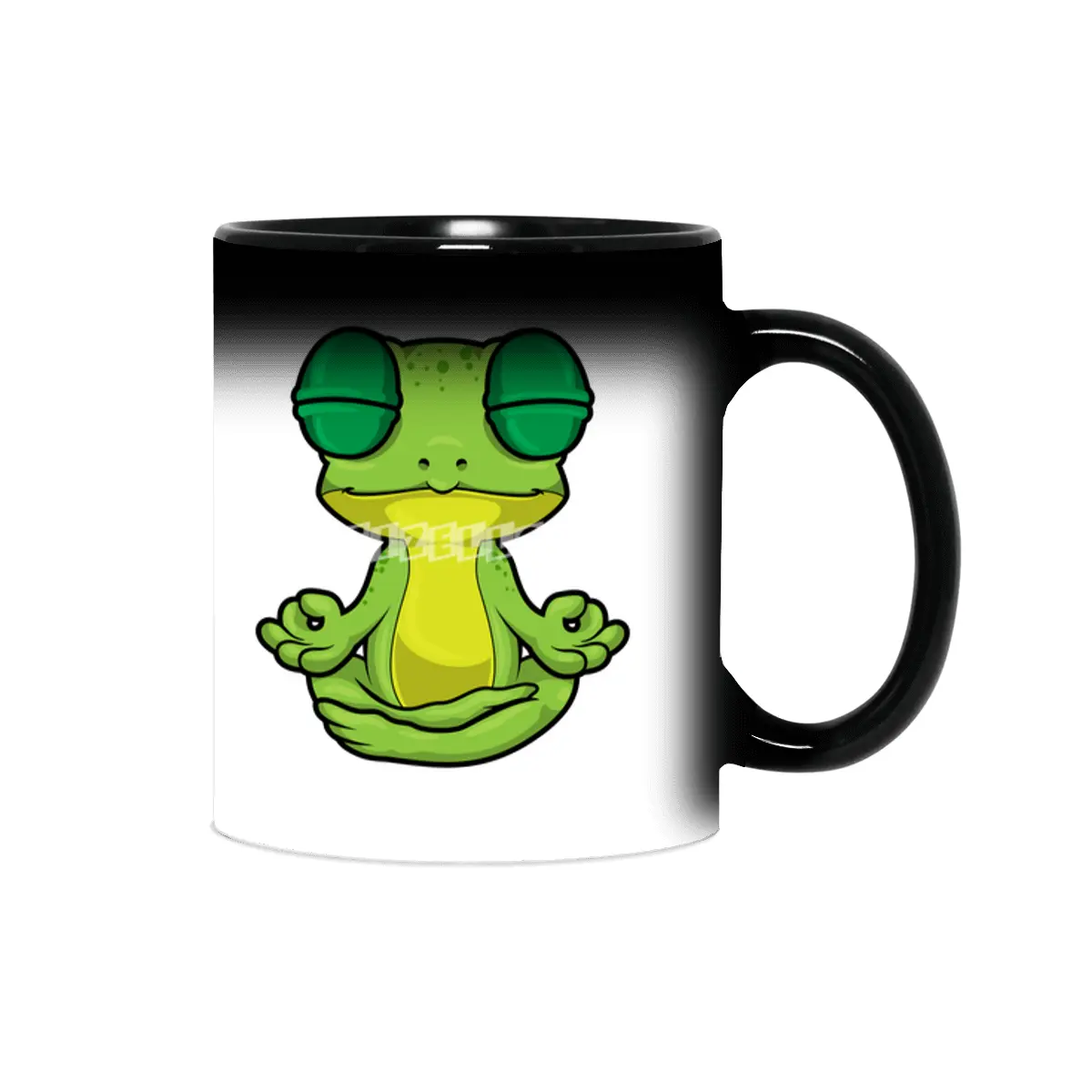 Frog at Yoga Stretching exercises in Cross-legged Sihirli Kupa