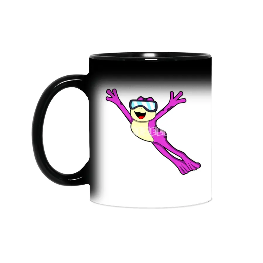 Frog with Sunglasses Sihirli Kupa