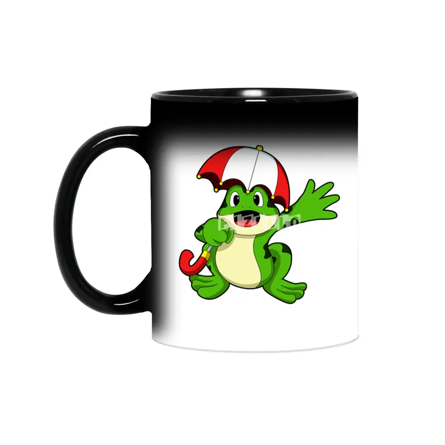 Frog with Umbrella Sihirli Kupa