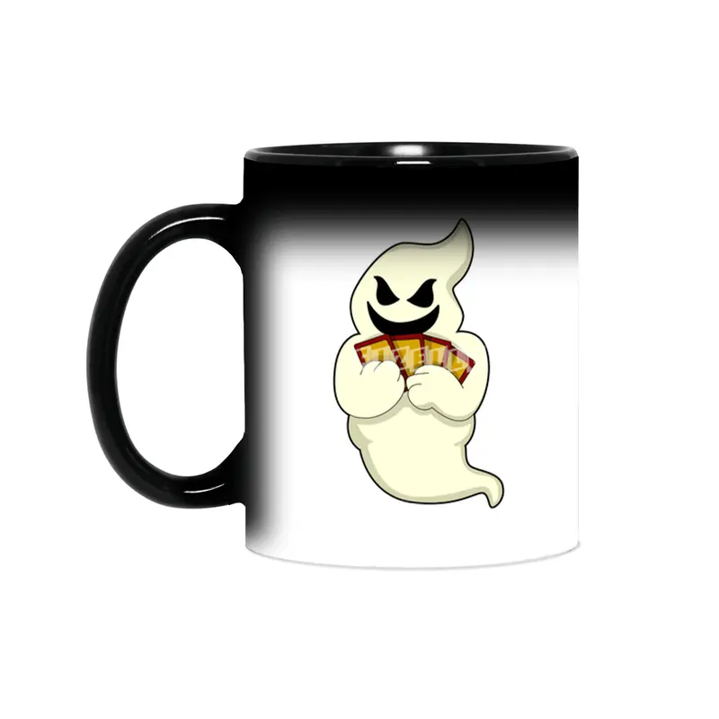 Ghost at Poker with Poker cards Sihirli Kupa