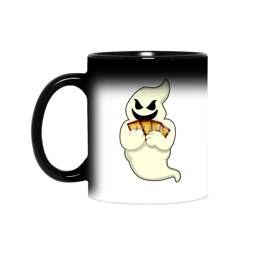 Ghost at Poker with Poker cards Sihirli Kupa
