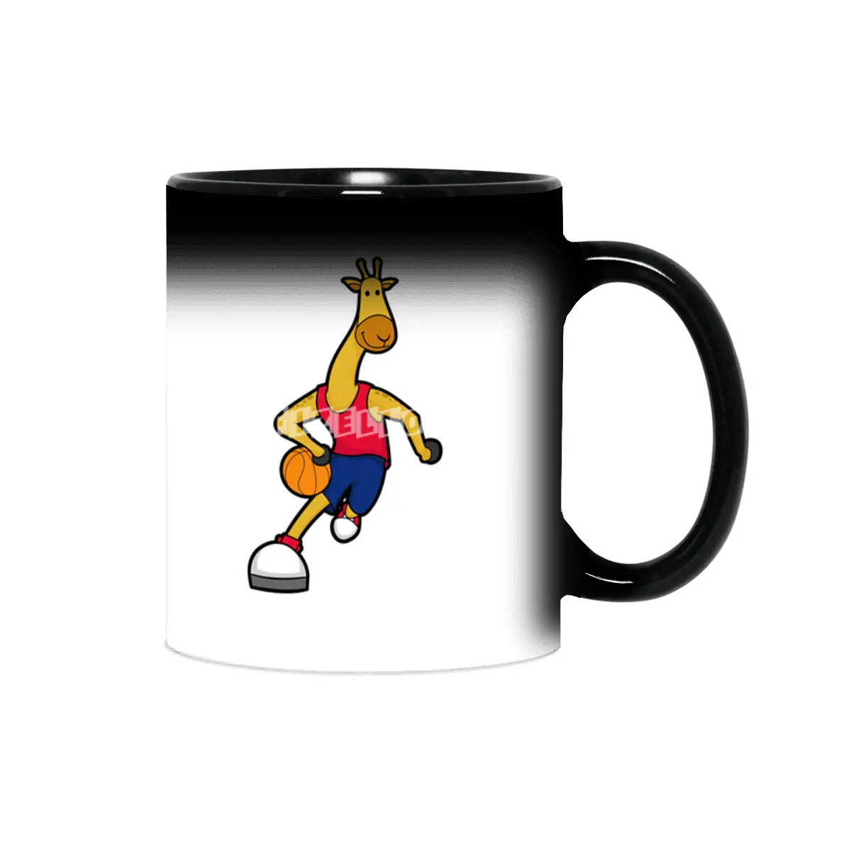 Giraffe as Basketball player with Basketball ball Sihirli Kupa