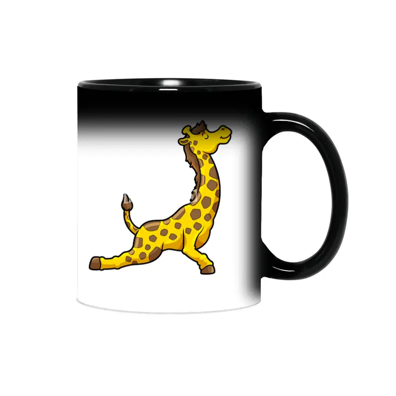 Giraffe at Yoga Stretching exercises Legs & Neck Sihirli Kupa