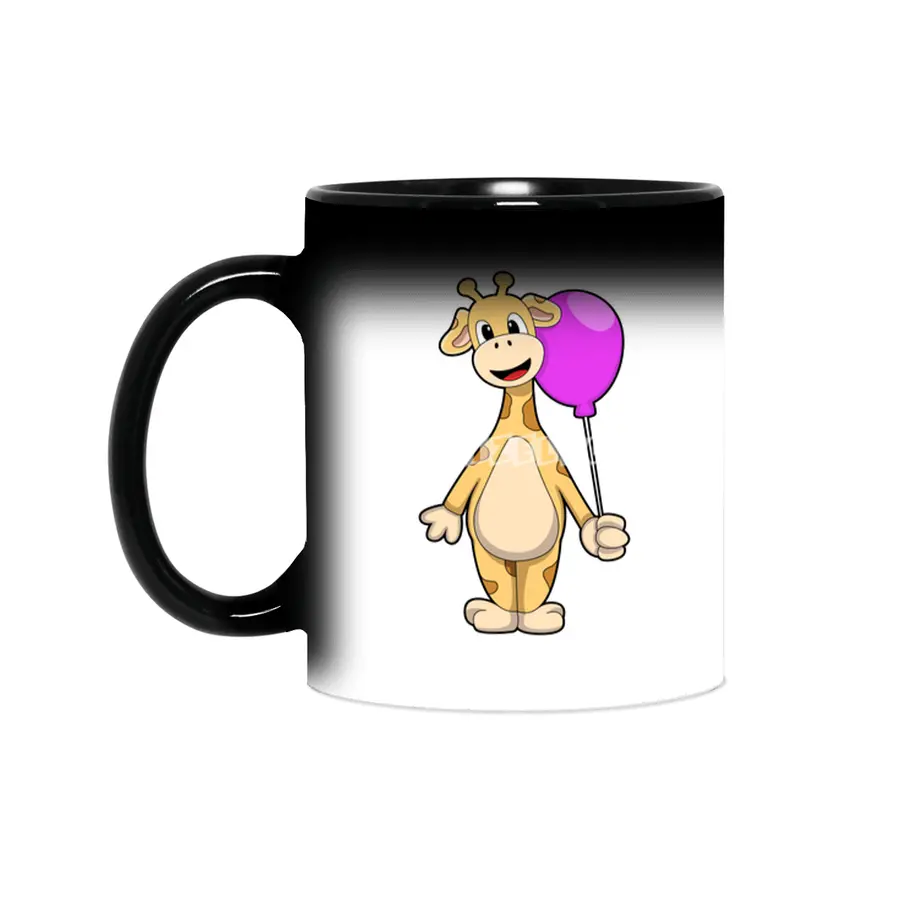 Giraffe with Balloon Sihirli Kupa