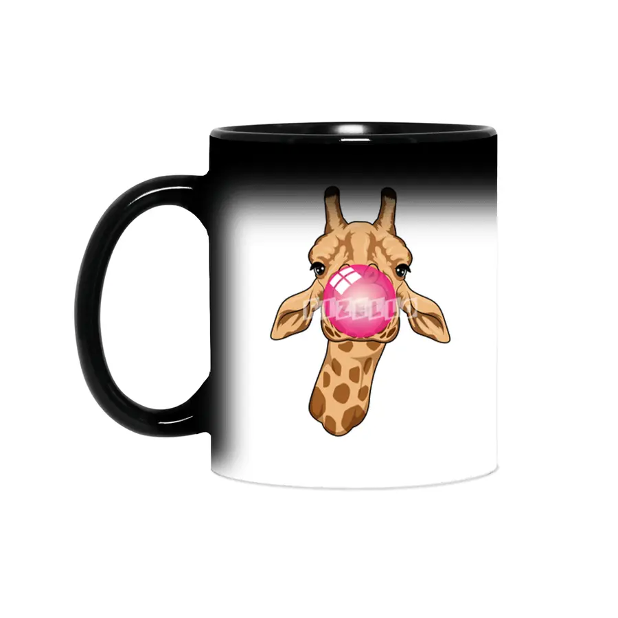 Giraffe with Bubblegum Sihirli Kupa