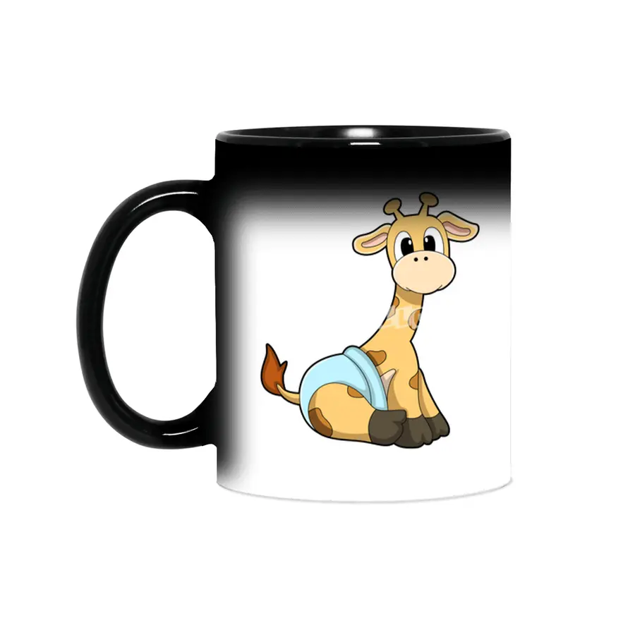Giraffe with Underpants Sihirli Kupa