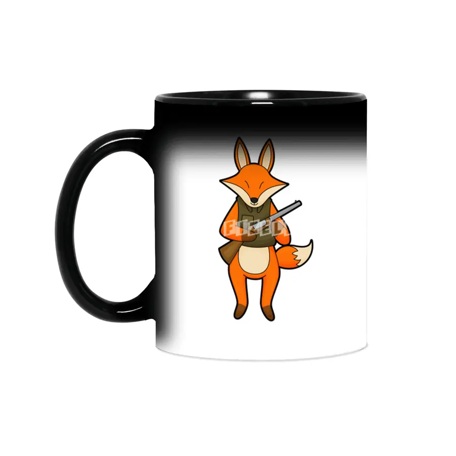 Fox as Hunter with Gun Sihirli Kupa