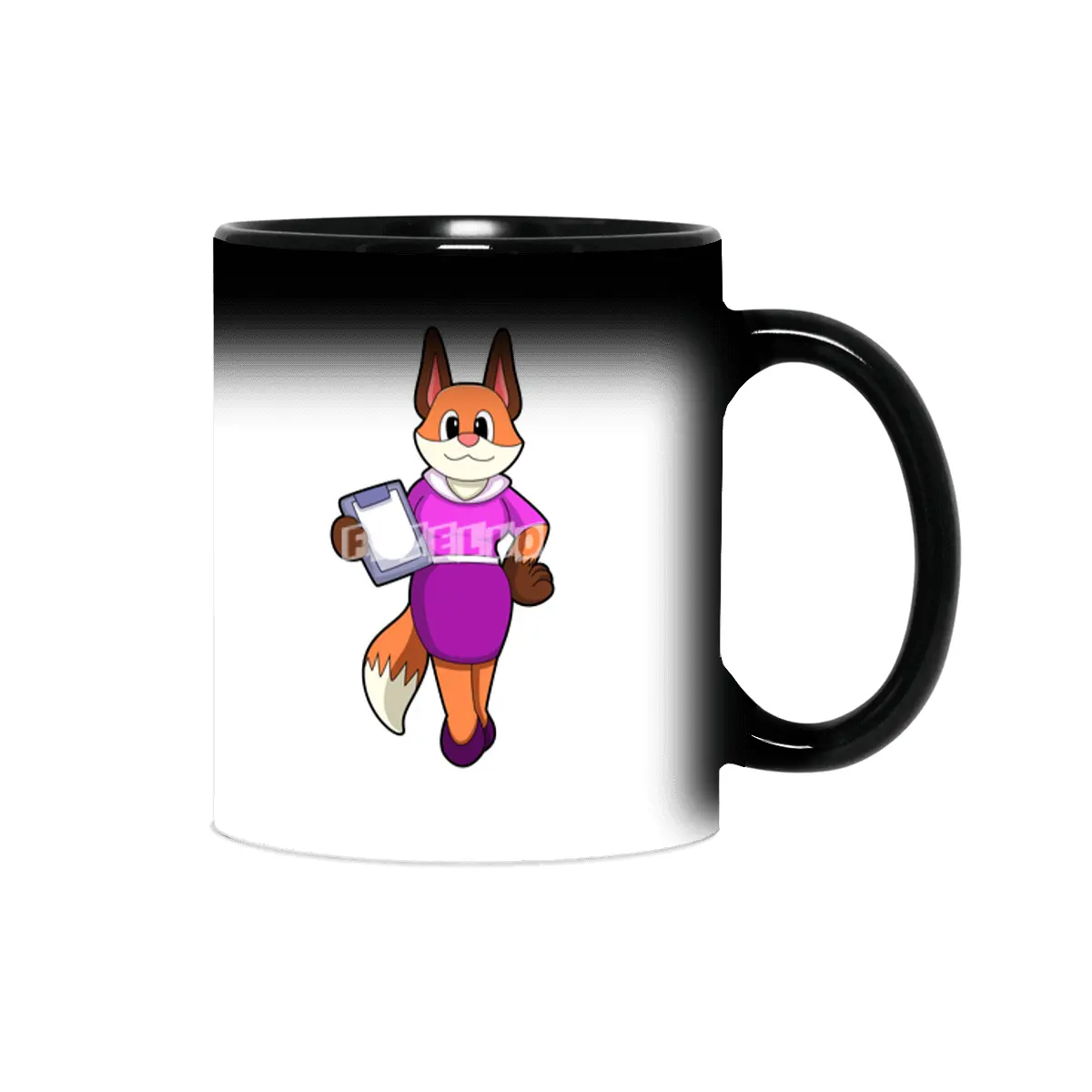 Fox as Secretary with Skirt Sihirli Kupa