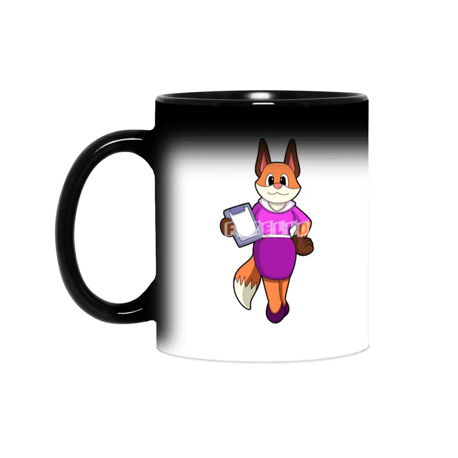 Fox as Secretary with Skirt Sihirli Kupa