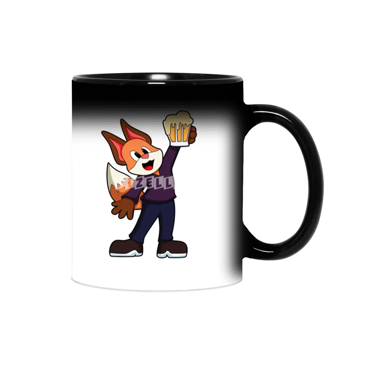 Fox with Glass of Beer Sihirli Kupa