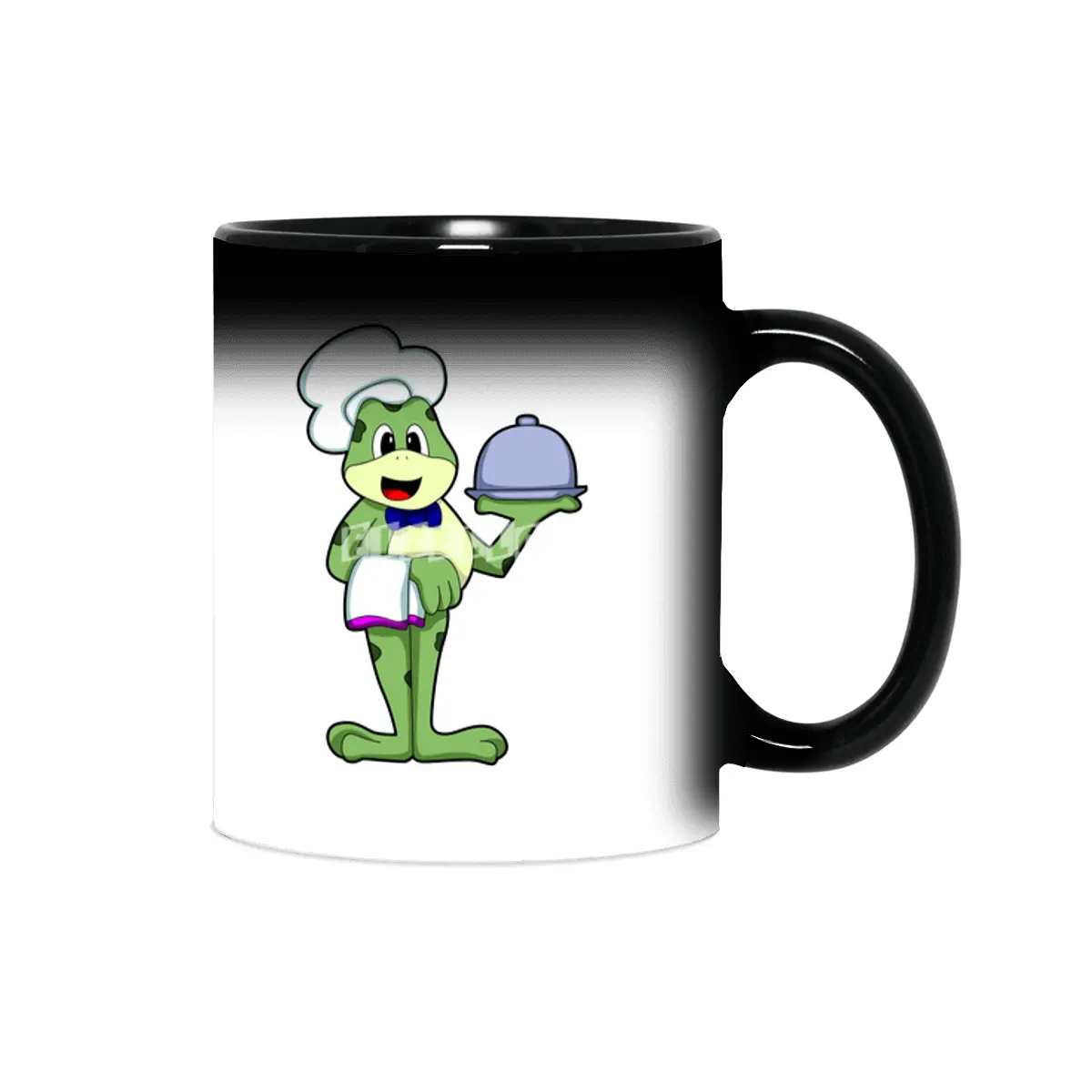 Frog as Chef with Serving plate & Chef's hat Sihirli Kupa