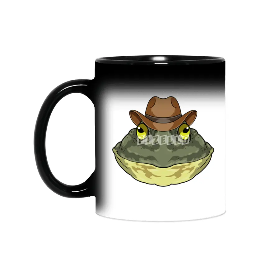 Frog as Cowboy with Hat Sihirli Kupa