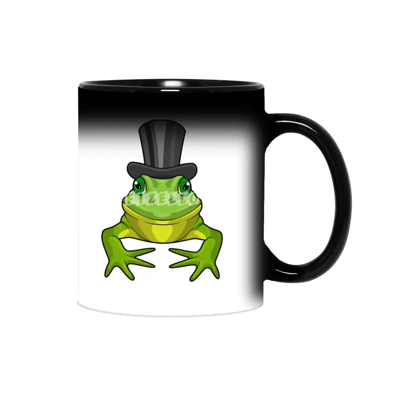 Frog as Gentleman with Top hat Sihirli Kupa