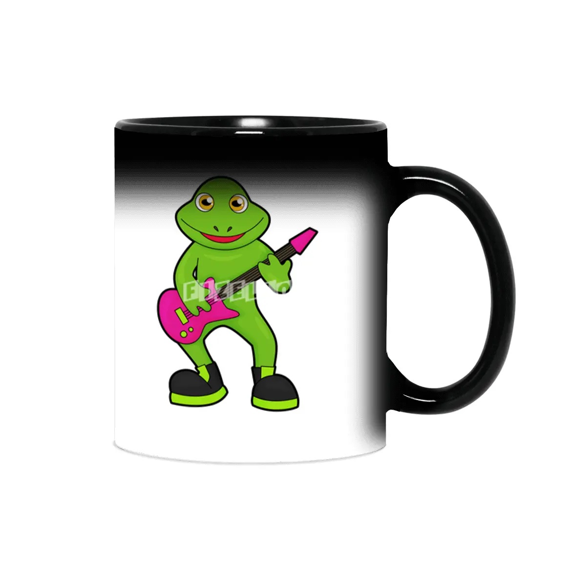 Frog as Musician with Guitar Sihirli Kupa