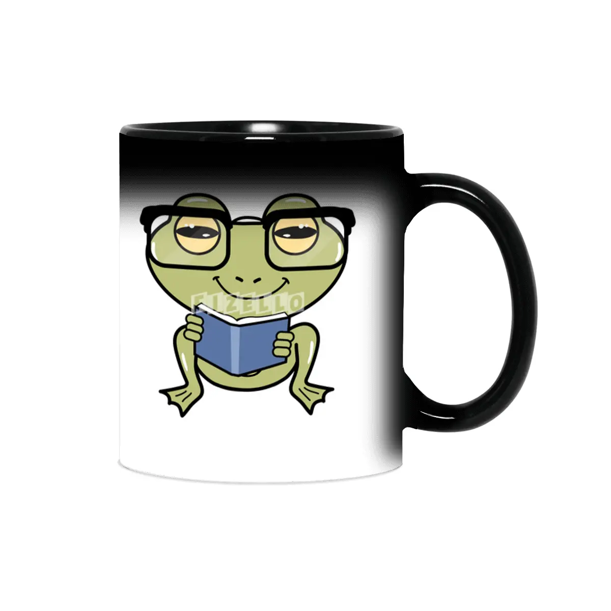 Frog as Student with Book Sihirli Kupa