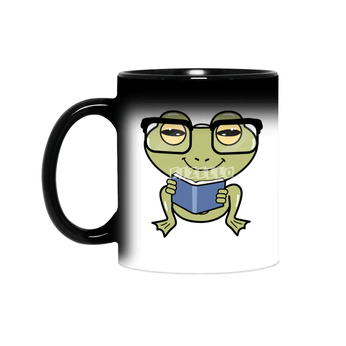 Frog as Student with Book Sihirli Kupa
