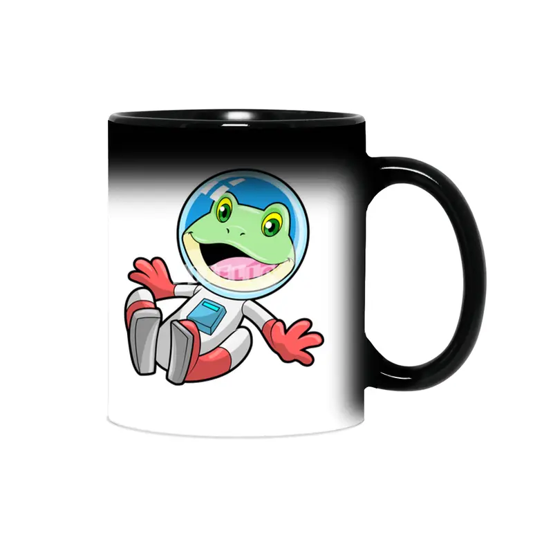 Frog Astronaut Costume Space Sihirli Kupa