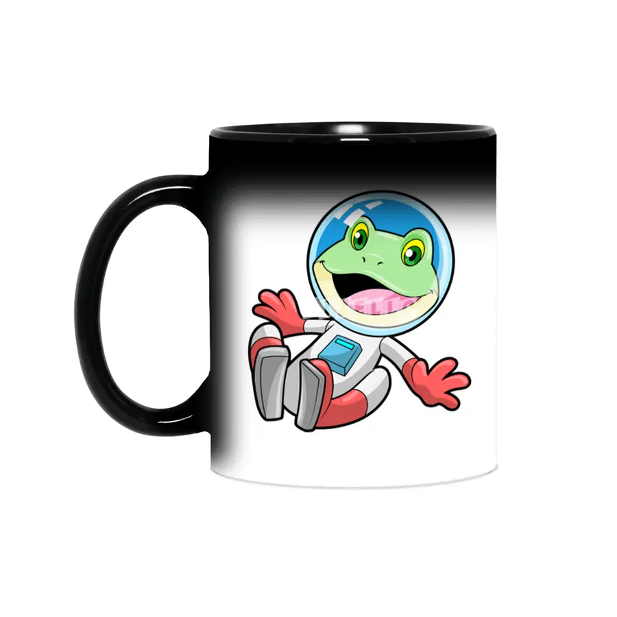 Frog Astronaut Costume Space Sihirli Kupa