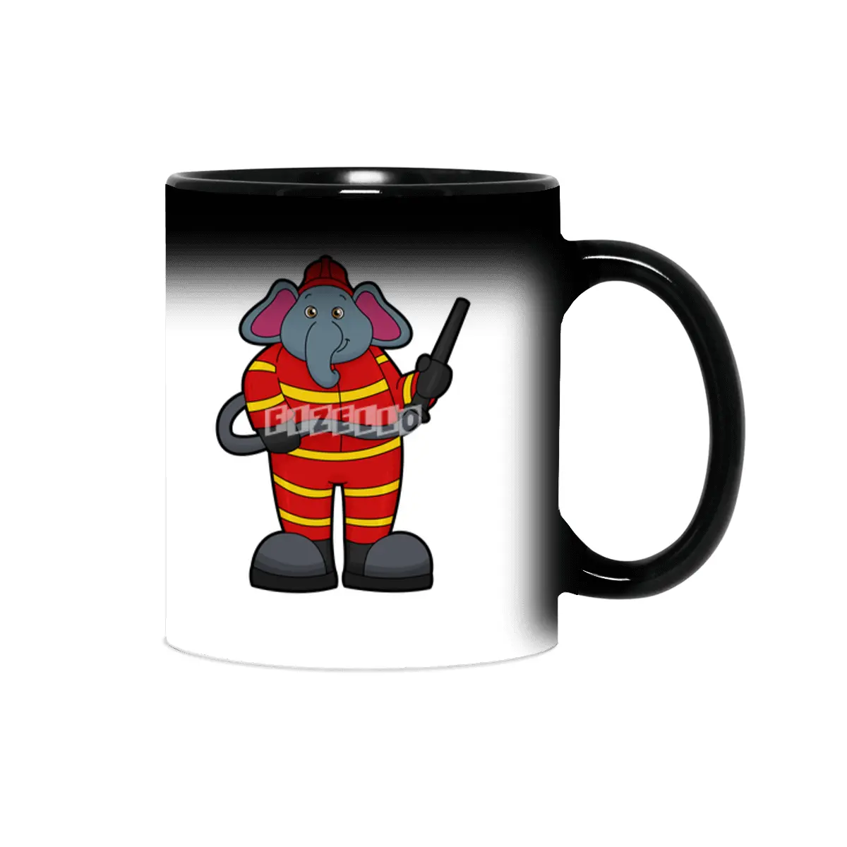 Elephant as Firefighter with Hose Sihirli Kupa