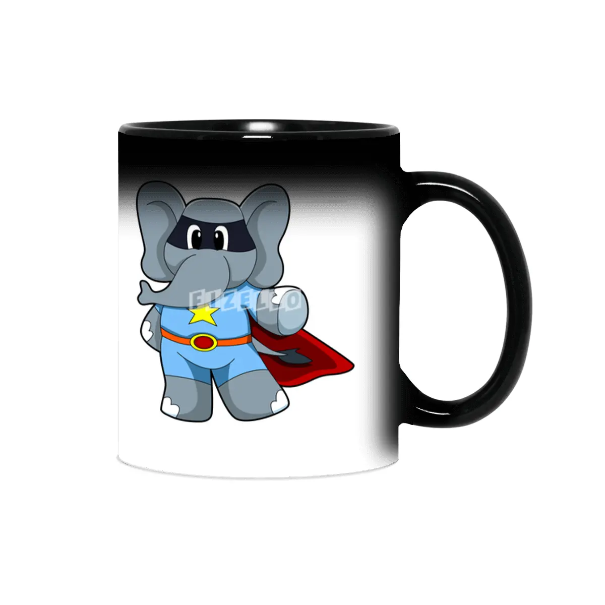 Elephant as Hero with Cape Sihirli Kupa