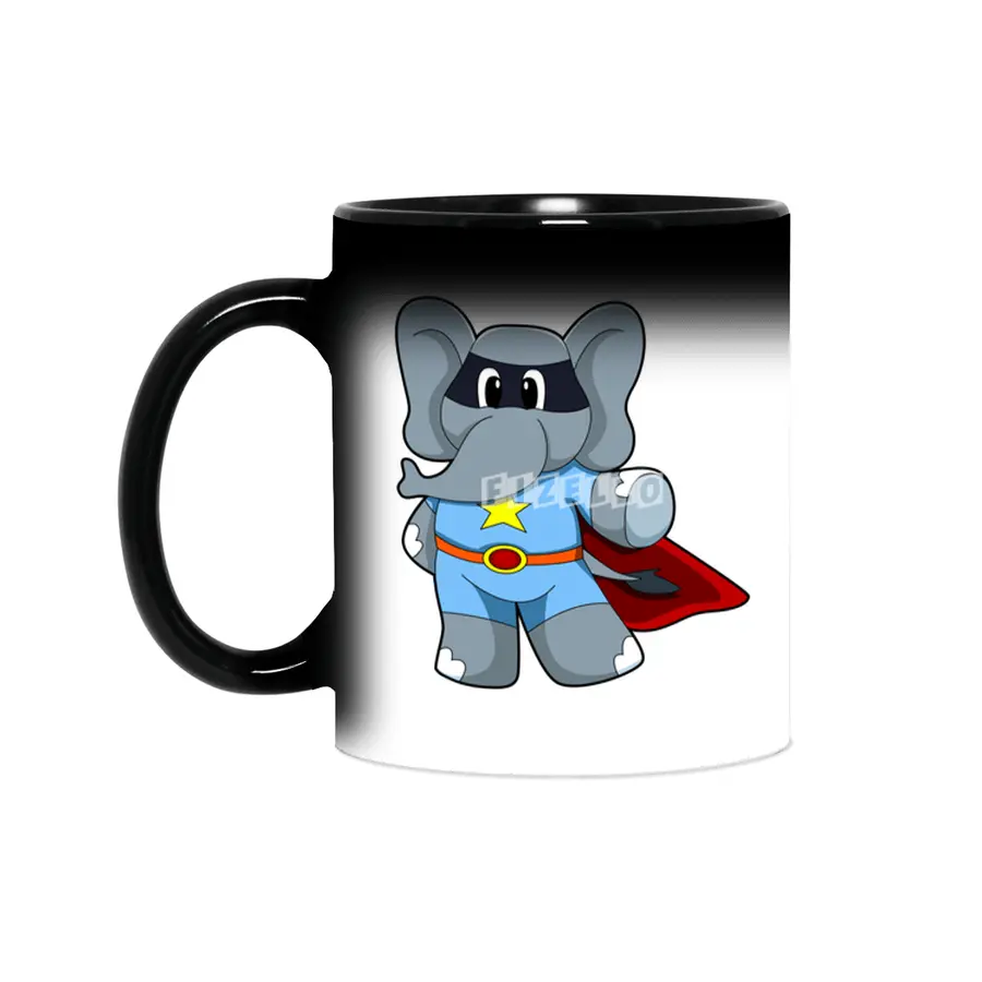 Elephant as Hero with Cape Sihirli Kupa