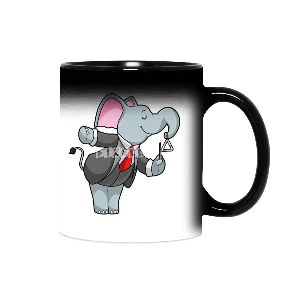 Elephant at Music with Triangle Sihirli Kupa