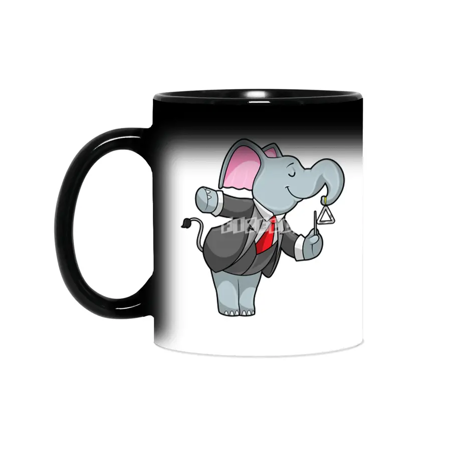 Elephant at Music with Triangle Sihirli Kupa