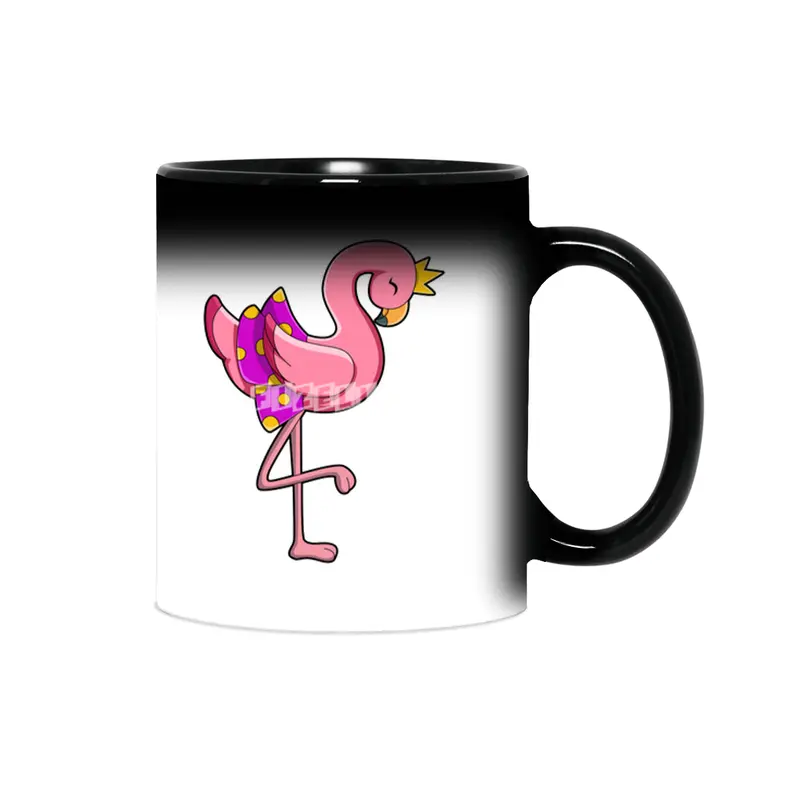 Flamingo with Crown & Skirt Sihirli Kupa