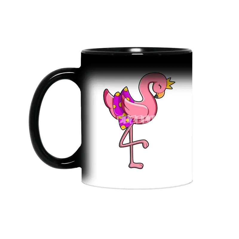 Flamingo with Crown & Skirt Sihirli Kupa