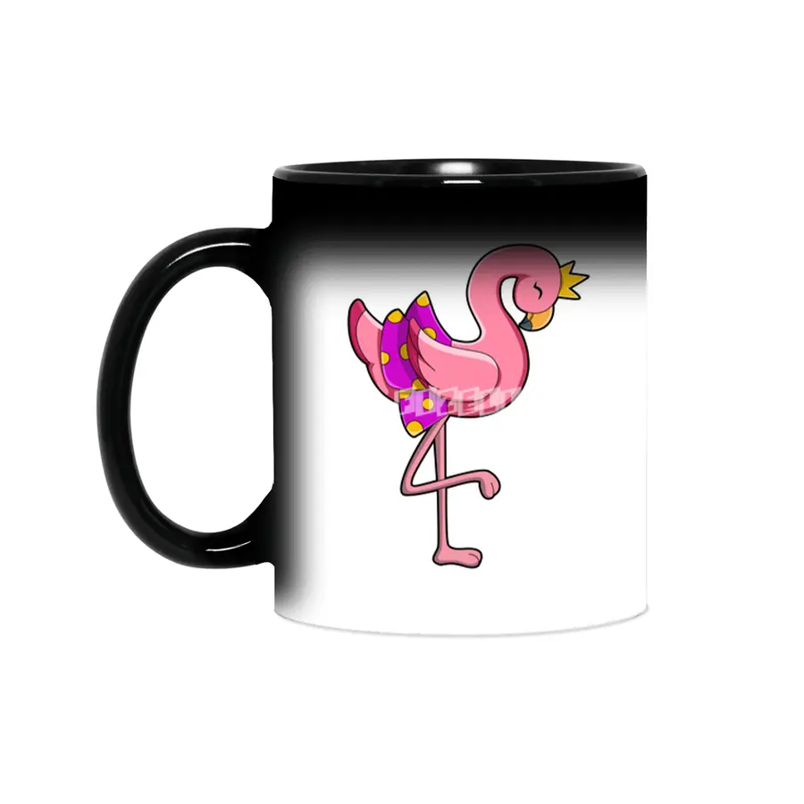 Flamingo with Crown & Skirt Sihirli Kupa